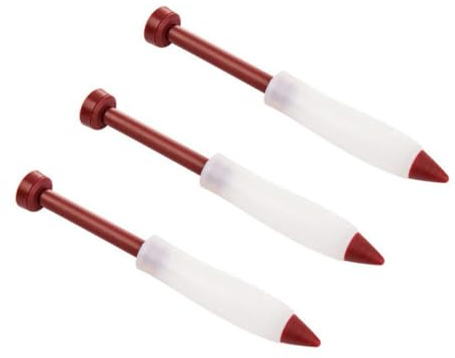 VERDANVERSE Penna Decorativa al Cioccolato in Silicone Set da 3 Pezzi Penna per Scrivere e Decorare Torte e Dolci Strumento per Spremere Cioccolato per Uso Domestico e Fai da Te