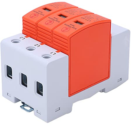 Cocoarm Protettore CA, Scaricatore di Tensione Ignifugo per Fulmini con Corrente di Scarica da 20 KA per Apparecchiature Elettriche Domestiche