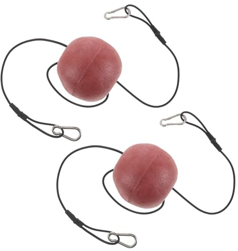 EXAOMBLE 2 St Flytande Ankareboj med Stark Nylonlina och Reflexband Vattenresistent Polyeten för Förankring i Pooler och Sjöar Synlig Boj för Vattensport och Båtförtöjning