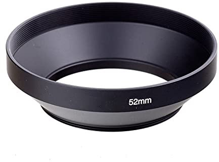NGHSDO Lens Hood 2 Pcs Metal Lens Hood Wide-Angle 49mm 52mm 58mm 55mm 62mm 67mm 72mm 77mm 82mm Camera Lens Hoods (Caliber : 82mm)