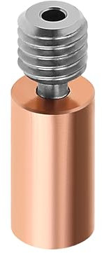 YINETTECH Glattes BiMetall-Heatbreak-Thermorohr aus 1,75-mm-Filament aus Titan Und Kupfer Kompatibel mit E3D V6 Muti Color Hotend 3D-Drucker