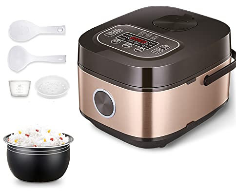 Cuociriso, Vaporiera 3/4/5L Interno antiaderente in lega di alluminio a 6 strati di grande capacità per uso domesticoUso commerciale per 1~7 per