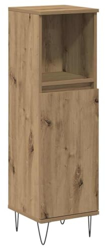 vidaXL Badschrank Artisan-Eiche 30x30x100 cm Holzwerkstoff