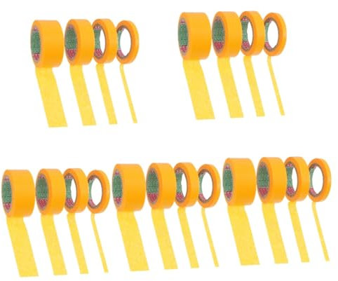 20 rouleaux de ruban adhésif for peintres, distributeur de ruban de masquage, ruban adhésif coloré, ruban de masquage artistique, étiquettes colorées, ruban à lignes fines, ruban de peinture, étiquett