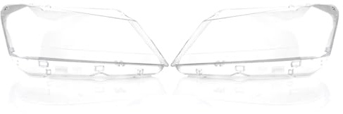 LST 2x Scheinwerferglas Streuscheibe Frontlicht Abdeckung Halogen Xenon links rechts Set kompatibel mit BMW X3 F25 09/2010-04/2014