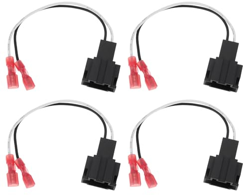 EMSea 4 St¨¹cke Auto Lautsprecher Adapter Stecker Blei Anschl¨¹sse Kabel Kompatibel mit Mercedes A B C E