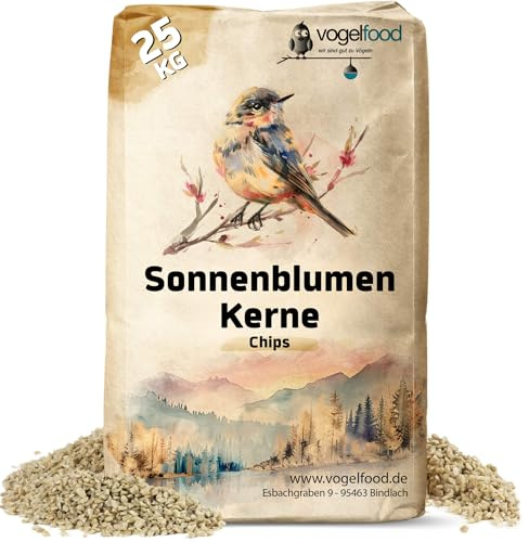 25 kg geschälte Sonnenblumenkerne BRUCH Ganzjahresvogelfutter