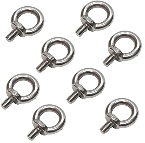 PRIOstahl® RINGSCHRAUBE Edelstahl V4A Ringbolzen Ringschrauben | M6-8 Stück