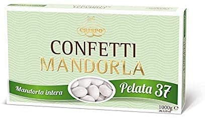 CONFETTI CRISPO | Mandorla Classica | PELATA 37 | Bianco | 1 Kg
