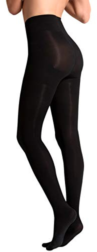 SENSI' Strumpfhosen Damen Modellierend Mittlere Kompression Blickdicht 100 DEN Po Push Up hebt Gesäß Made in Italy