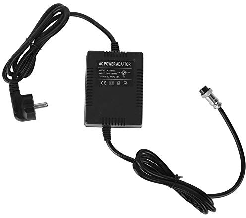Fuente de alimentación 17V 1.6A a AC 12V Cable de alimentación Transformador Cargador de Pared Enchufe de Repuesto con Cable Teclado