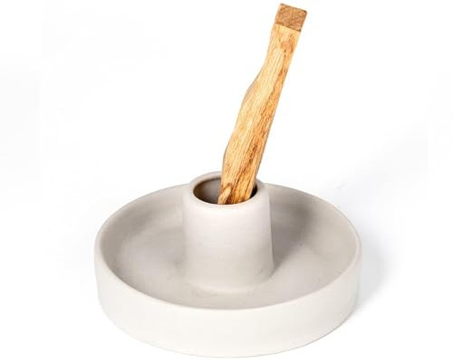 IMEEA Keramik Räucherstäbchen-Halter Räucherstäbchenhalter Räuchergefäß Palo Santo Brenner Duftholzständer Aschefänger für Palo Santo Stäbchen