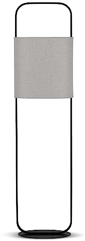 REV CESOLO Stehlampe - Leselampe mit Trittschalter, E27 Fassung, taupe | Stehleuchte für Wohnzimmer & Schlafzimmer | H138cm