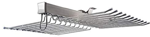 ANSNOW Schrankauszug Für 22 Paar Hosen, Hosen, Kleiderbügel, Schalhalter, Kleiderstange, Organizer-Rack Für Kleiderschrank, 46 cm