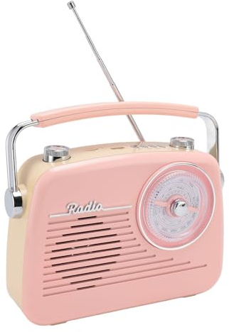 Radio Am FM SW Portátil con Altavoz Bluetooth, Compatible con Disco U y Tarjetas de Memoria y Bluetooth 5.0 para Reproducir Música, Antena Ajustable (sin bateria)