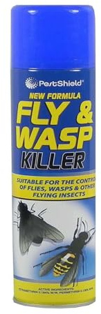 SDMAX Fly & Wasp Insect Killer Spray, Mosquito Fast Acting, Versatile Spray, Suitable for the Control of Flies, Wasps and Other Flying Insects, 300ml (1 Pcs)