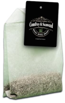 CaplinTec Compost Teabag | Eco-Friendly Garden Fertiliser | Natural Comfrey & Seaweed Blend | Easy-to-Use, Reusable & Compostable | Perfect for Plants, Vegetables & Flowers