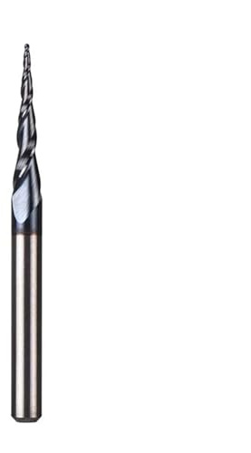 ZSjing Wolfram Vollhartmetall Fräser 4mm 6mm 8mm Bolzen Nase Konisch Fräsbits CNC Konisch Holz Metall Fräser