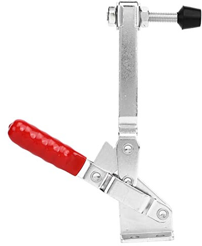 Vertical Toggle Clamp with Long Arm for Woodworking, Adjustable Crimping Tool and Fixing Clamps for Home Improvement Projects