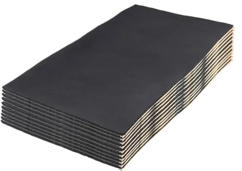 SkyjOy Isolant D'Automobile 9/18/27X 30 * 50cm 3/8/10mm Voiture Isolation phonique Tapis en Coton Capot de Moteur insonorisant tampons Anti-Bruit Isolant Thermique Voiture(27 30x50x0.3cm)