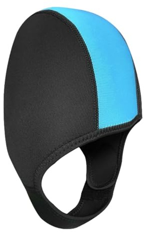 Swim Caps for Men - Neoprene 2.5mm Diving Hood, Durable Thermal Swim Cap for Cold Water | Professional Stretchable Adult Diving Hat for Water Sports, Winter Cold-Proof Wetsuit Hood