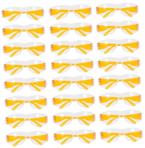 Toddmomy 24pcs Science Lab Goggles for Boy Girl Safety Eyewear Lens Comfortable Fit for Boys and Girls Eye Protection