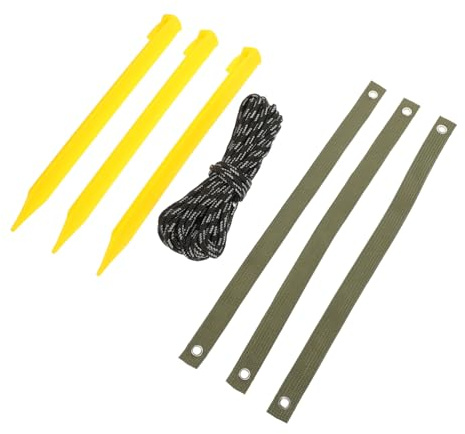 ibasenice 1 Ensemble Kit de Soutien pour Arbres de Jardin de Piquet et Sangles de Fixation Résistants pour Petits Arbres Outils Pratiques pour la Stabilité Extérieur