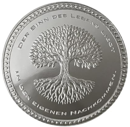 Sternkopf Thaler, ½ Unze Silber .999, Motiv: Sinn des Lebens