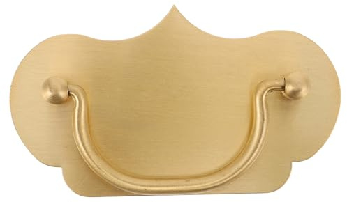 COLLBATH Poignées Meuble Cuisine Vintage Laiton Poignées Tiroir à Double Trou pour Commode et Placard Style Chinois pour Meubles de Chambre et Salon