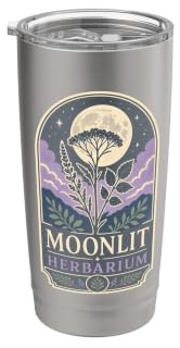 Cyanotype Botanical Fern Wildflower Art Stainless Steel Insulated Tumbler
