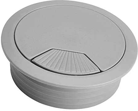20 Stück SOTECH Kunststoff Kabeldurchführung Kabeldurchlass Ø 60 mm grau