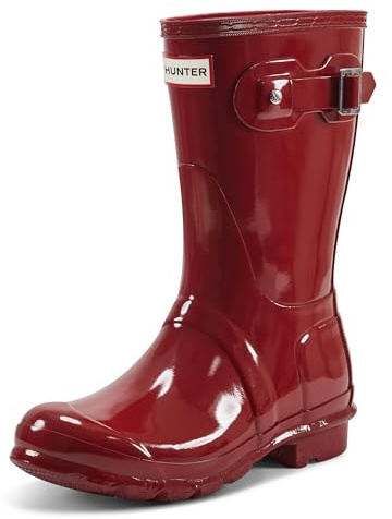 Hunter Wmn Org Short Gloss, Botas de Agua para Mujer, Rojo (Military Red), 40 - 41 EU