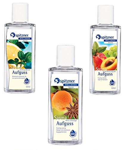 Spitzner Saunaaufguss Set Fruchttraum (3 x 190ml)