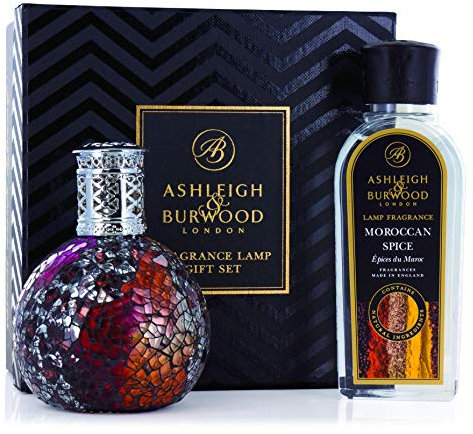Ashleigh & Burwood Fragrance Lamp Gift Set | Vampiress | Moroccan Spice 250ml & Hand-Crafted Fragrance Lamp | Luxury Refillable Aromatherapy Diffuser | Air Purifying