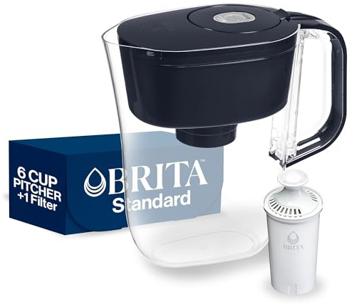 Brita Soho Black Pitcher Water Filtration System