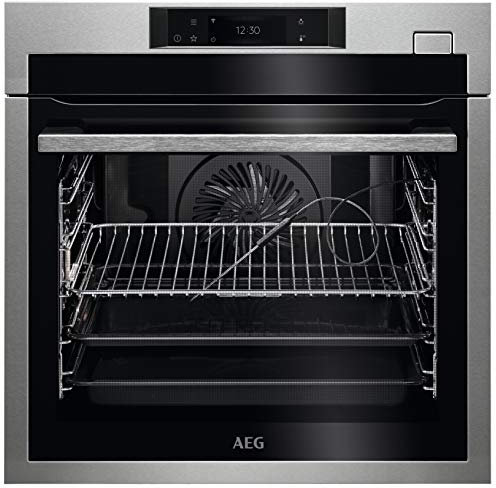 AEG BSE788280M Einbaubackofen/SteamBoost - Multidampfgarer/WiFi/Steamify Dampfautomatik/Sprachsteuerung/Dampfreinigung/Kerntemperatursensor/SoftClosing/Touch-Bedienung/A++