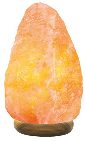 Elegant Lights 5-7 Kg Salt Lamp Pink Crystal Light Home Decor Accessory with Button Control and British Style Electric Plug Fine Quality Relaxation Gifts for Men & Women
