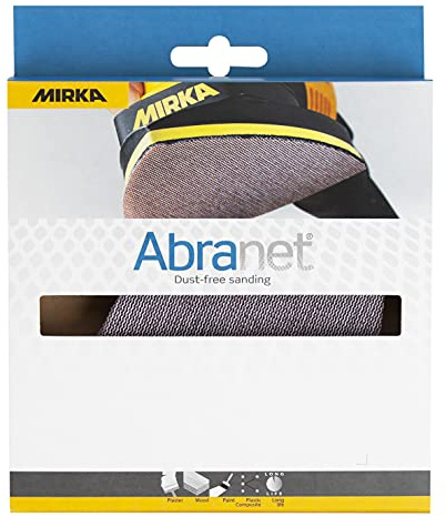 Mirka Abranet Netz-Delta-Schleifscheiben 100x152 mm Klett Korn P320 | Netz-Delta-Schleifscheiben für Dreieckschleifer ideal zum Schleifen von Holz Spachtel Lack Kunststoff mit Klettsystem