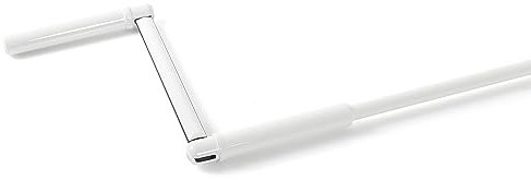 Manivelle et poignée pour volet roulant manuel - Longueur totale jusqu'à 1510 mm - Laqué blanc - Kit complet (Manivelle lg 1210mm)