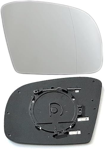 ADovz Türspiegelglas Außenspiegel für Mercedes Benz W164 W251 ML GL R M Class 2005-2010, Spiegelglas Ersatzspiegel Mit Beheizbar Trägerplatte Auto Zubehör,Right