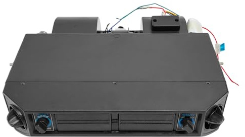 JooWing - Kit de evaporador de aire acondicionado para aire acondicionado, 12 V, 30 W, 7.6 A, evaporador de CA universal para debajo del salpicadero, unidad de refrigeración de calefacción debajo del