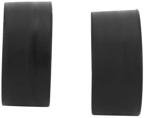 Akozon 2 Stück 36-mm-Flachwinkel-Okularabdeckung aus Gummi für Stereomikroskope, Fernglas-Augenmuschel-Ersatz, Weiches Gummi, (KP-H2 Flachwinkel)