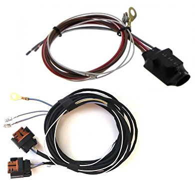 HZ-DESIGN Nebelscheinwerfer NSW Zusatzmodul + Kabel ohne Steuergerät Tausch | kompatibel mit Golf 6 by HZ-DESIGN