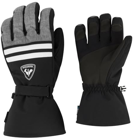 Rossignol Action IMPR Gants de ski pour homme, couleur : gris, article : 280 gris chiné Taille : L, gris, L