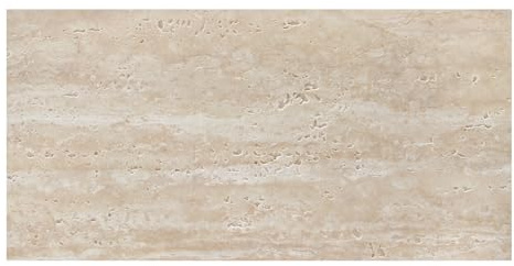 10-Sheet Beige Travertine Natural Clay Mosaic Tile, 12 x 24 Subway Flexible Stone MCM Modified Clay Material Wall Tiles for Home Decoration, Indoor & Outdoor, Covers 19 Sq. Ft.