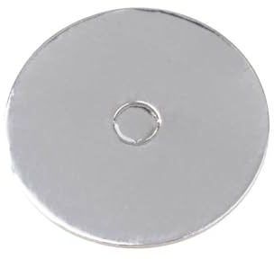 LOYAL Base para Tartas Redonda Perforada Plateada 10 cm – Pack de 10 Bases de Cartón Redondas para Tartas de Varias Capas, Cumpleaños y Bodas – 10 cm | Bandeja redonda reutilizable para tartas de alta calidad