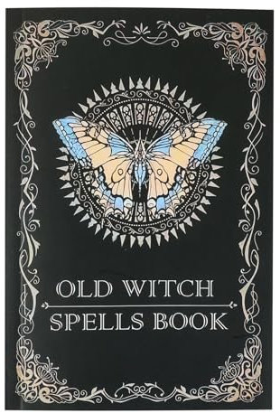 Zauberbuch, echte Zaubersprüche, antikes Buch der Zaubersprüche, Vintage-Hexenbedarf, Halloween-, Tagebuch, Requisite, Weihnachten für Männer und Frauen