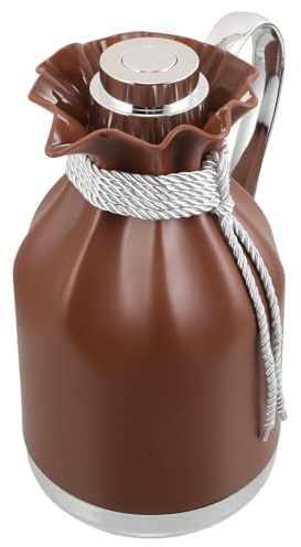 Garneck Carafe avec Intérieur en Verre, Isolation et Nettoyage Facile Thermique à Café 1l Grosse Capacité pour Usage Quotidien Bureau