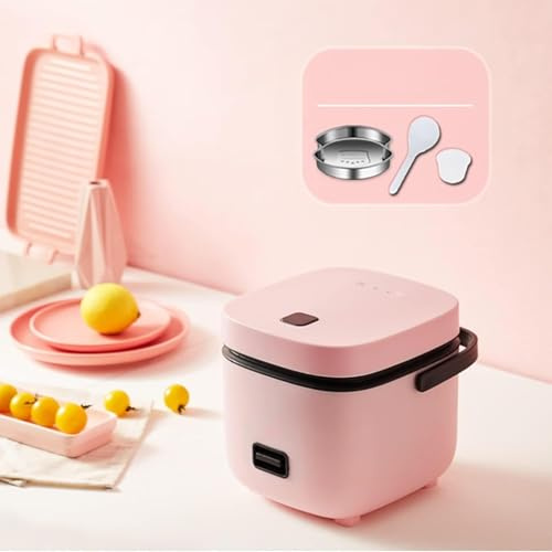 Petit Cuiseur à Riz 2 Personnes, Cuiseur à Riz Gluant 1,2 L avec Cuisson Automatique Et Fonction De Maintien Au Chaud, Green