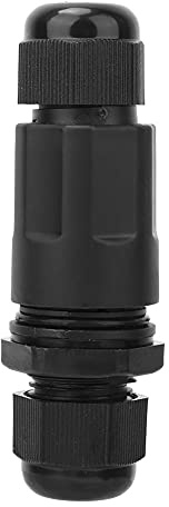 Gucagle IP68 wasserdichter Steckverbinder, tragbares LED-Drahtkabel, männlich, weiblich, Steckdose für Stromversorgung, Beleuchtung (DREI Kerne)